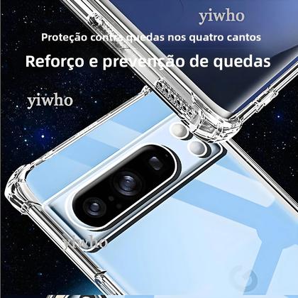 Imagem de Capa De Telefone Transparente E À Prova De Choque Em Silicone TPU Macio Para Google Pixel 8 pro 7a 6