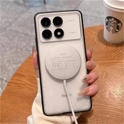 Imagem de Capa De Telefone Transparente TPU Magnética À Prova De Choque Para MOTO Edge 70 60 50 40 Ultra Neo