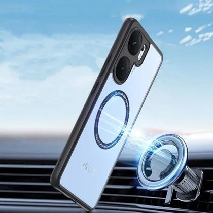 Imagem de Capa De Telefone Transparente TPU Magnética À Prova De Choque Para MOTO Edge 70 60 50 40 Ultra Neo