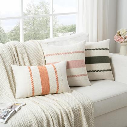 Imagem de Capa de travesseiro Fancy Homi Boho Moss Green 35x60cm Conjunto de 2