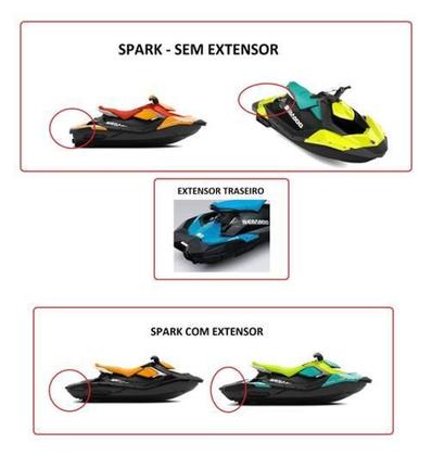 Imagem de Capa De Viagem Para Jet Ski Spark - 3 Up - Sem Extensor
