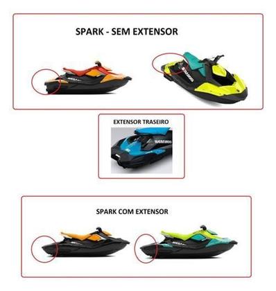 Imagem de Capa De Viagem Para Jet Ski Spark - 3 Up - Sem Extensor