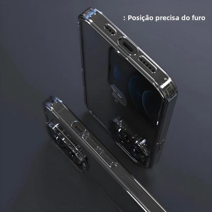 Imagem de Capa de Vidro Temperado para iPhone 15/14/13/12/11 Pro Max - Transparente e à Prova de Choques