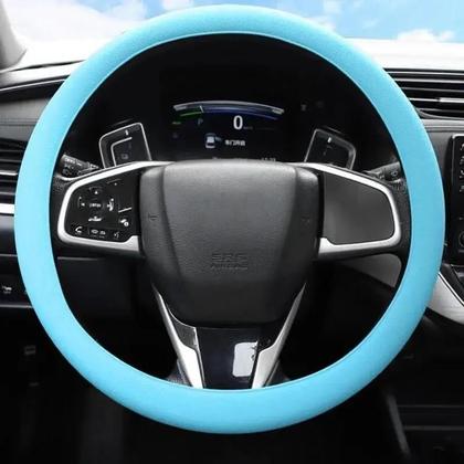 Imagem de Capa De Volante De Silicone Macio Com Toque Suave, Luva Elástica Para Várias Cores, Decoração De