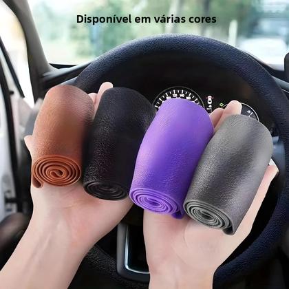 Imagem de Capa De Volante De Silicone Macio Com Toque Suave, Luva Elástica Para Várias Cores, Decoração De