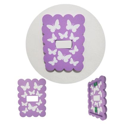 Imagem de Capa Decorativa para Espelho de Interruptor, Formato Ondulado