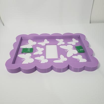 Imagem de Capa Decorativa para Espelho de Interruptor, Formato Ondulado