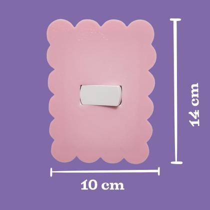 Imagem de Capa Decorativa para Espelho de Interruptor, Formato Ondulado