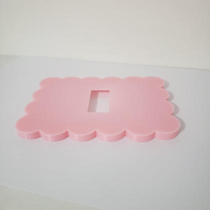 Imagem de Capa Decorativa para Espelho de Interruptor, Formato Ondulado