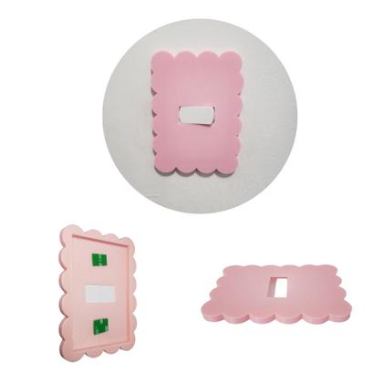 Imagem de Capa Decorativa para Espelho de Interruptor, Formato Ondulado