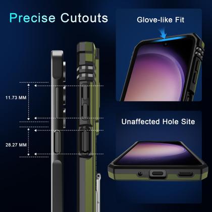 Imagem de Capa DEERLAMN para Samsung Galaxy A16 5G com capa de câmera deslizante