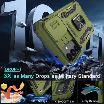 Imagem de Capa DEERLAMN para Samsung Galaxy A16 5G com capa de câmera deslizante