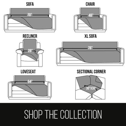 Imagem de Capa deslizante para sofá, protetor de sofá com alça, resistente a manchas