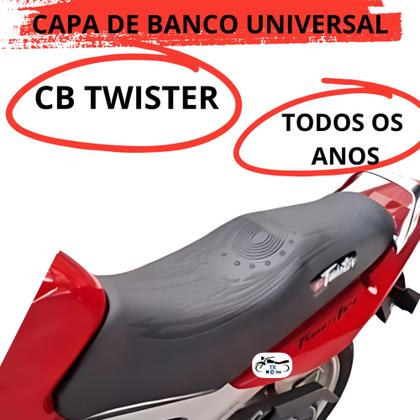 Imagem de Capa Do Banco Emborrachada Moto Cb Twister