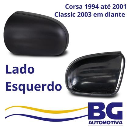 Imagem de Capa Do Espelho Retrovisor Corsa 94/01 Classic 03/ Lado Esquerdo