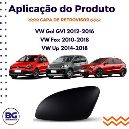 Imagem de Capa Do Espelho Retrovisor Gol Gvi 12/ Fox 10/ Up 14/ Ld