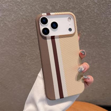 Imagem de Capa Dura De Fibra De Carbono Bicolor Para iPhone 17 Air 16 pro Max 15 14 plus 13 12 11 Capa À Prova