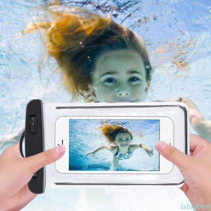 Imagem de Capa e Bolsa Para Celular A Prova Dágua Impermeável - Preto