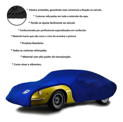 Imagem de Capa Em Tecido Lycra Para Ford Puma Carro Antigo C/ Elástico