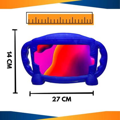 Imagem de Capa emborrachada infantil Adaptável p/ Tablet Nb362 T770C 7 polegadas