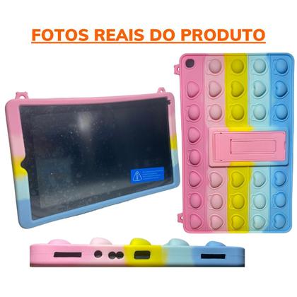 Imagem de Capa emborrachada infantil c/ Alça suporte P/ Tablet M9s Go M9 Multilaser