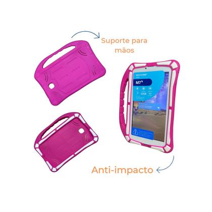 Imagem de Capa Emborrachada Infantil com Alça P/ Tablet 7 Polegadas