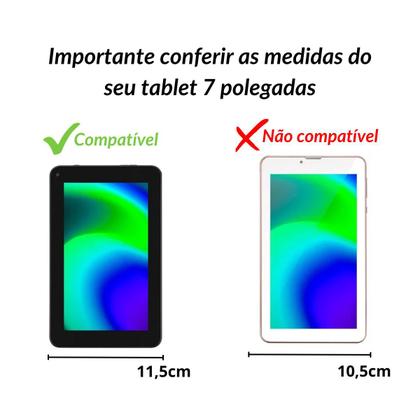 Imagem de Capa Emborrachada Infantil p/ Tablet 7 polegadas Anti-Impacto