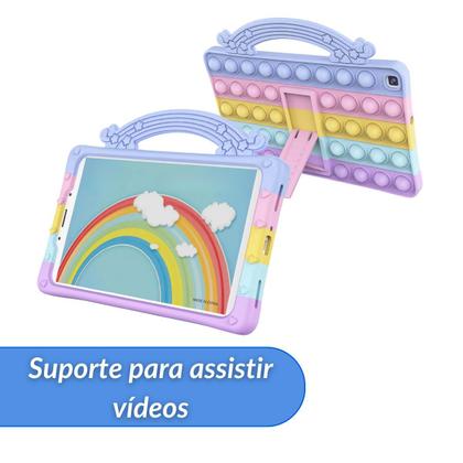 Imagem de Capa Emborrachada Infantil P/ Tablet Galaxy Tab A T510 t515