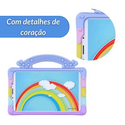 Imagem de Capa Emborrachada Infantil P/ Tablet Galaxy Tab A T510 t515