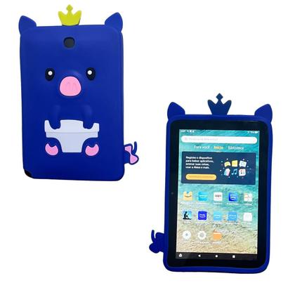 Imagem de Capa Emborrachada p/ Tablet Amazon Fire HD8 + Caneta Touch + Fone de Ouvido