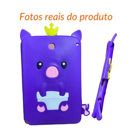 Imagem de Capa Emborrachada p/ Tablet Amazon Fire HD8 + Caneta Touch + Fone de Ouvido