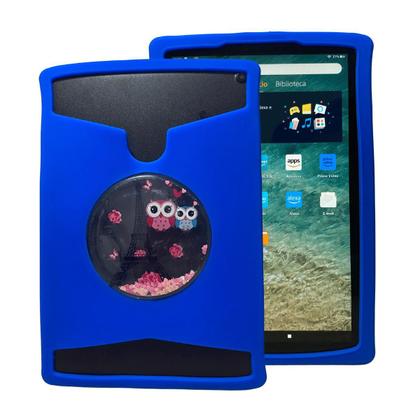 Imagem de Capa Emborrachada P/ Tablet Amazon Hd10 Kit Caneta E Suporte