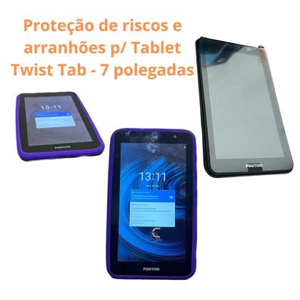 Imagem de Capa emborrachada + Película p/ Tablet T780G Positivo Twist Tab - 7 polegadas
