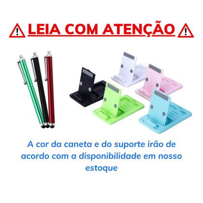 Imagem de Capa Emborrachada + Película + Suporte + Caneta Touch p/ Tablet Amazon HD8