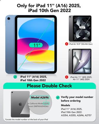 Imagem de Capa ESR para iPad 11ª geração de 11 polegadas 2025 e 10ª geração de 10,9 polegadas 2022
