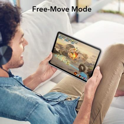 Imagem de Capa ESR para iPad A16 de 11ª e 10ª geração com capa magnética cinza