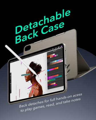 Imagem de Capa ESR para iPad A16 de 11ª e 10ª geração com capa magnética de titânio