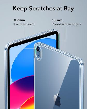 Imagem de Capa ESR para iPad A16 de 11ª e 10ª geração com traseira transparente