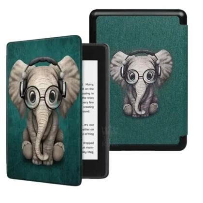 Imagem de Capa estampada interior de camurça para Kindle 11ª Geração