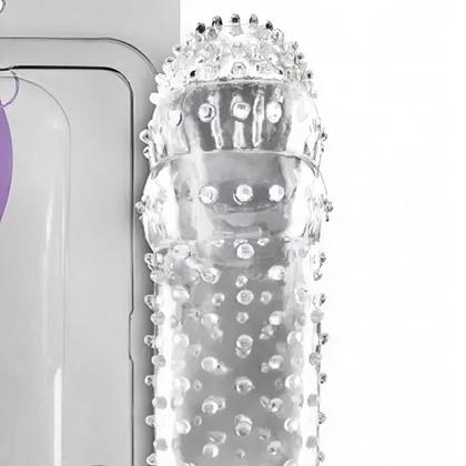 Imagem de Capa Expansora Peniana De Silicone Com Estimulador Sexy de Clitóris