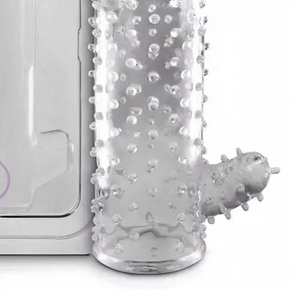 Imagem de Capa Expansora Peniana De Silicone Com Estimulador Sexy de Clitóris