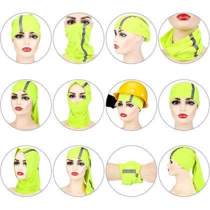 Imagem de Capa facial Neck Gaiter, máscara, cachecol SATINIOR, amarelo reflexivo