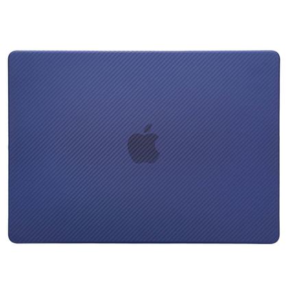 Imagem de Capa Fibra de Carbono Compatível Com Macbook Air 13.6 pol A3113 CorAzul
