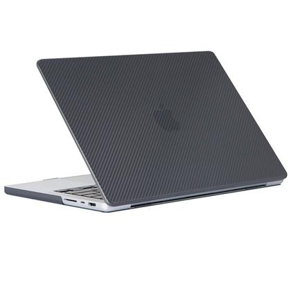 Imagem de Capa Fibra de Carbono Compatível Com Macbook Air 13.6 pol A3113 CorPreta