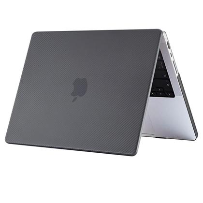 Imagem de Capa Fibra de Carbono Compatível Com Macbook Air 13.6 pol A3113 CorPreta
