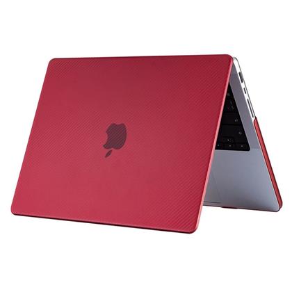 Imagem de Capa Fibra de Carbono Compatível Com Macbook Air 13.6 pol A3113 CorRosa