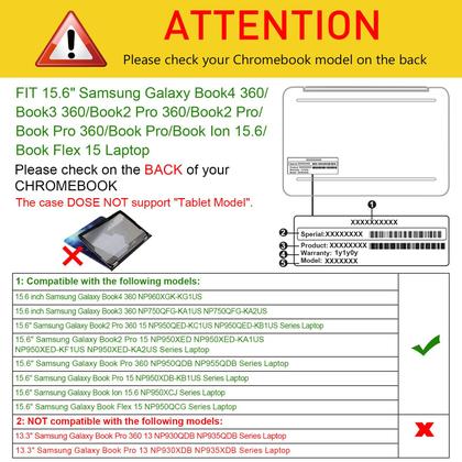 Imagem de Capa Fintie para Samsung Chromebook de 15,6"