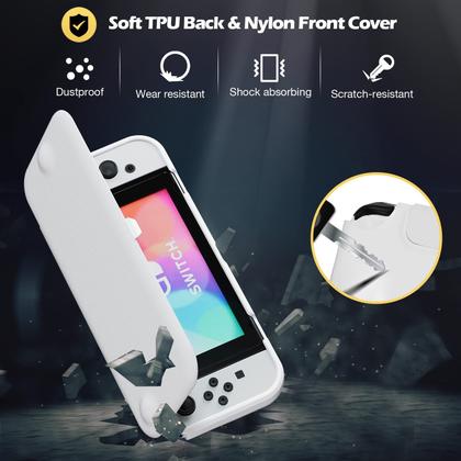 Imagem de Capa flip ProCase para Nintendo Switch OLED 2021 com 2 protetores de tela