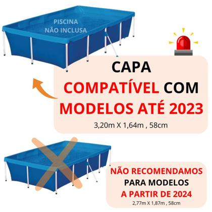 Imagem de Capa + Forro para Piscina 3000 L Mor + Bomba Filtrante 110v 3028 Litros Por Hora  Kit 