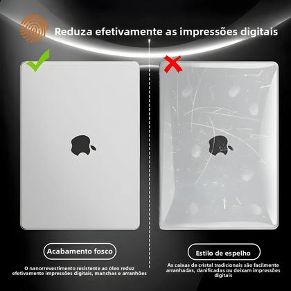 Imagem de Capa Fosca Transparente Para Laptop Macbook Air 13.6 M4 15 M3 Mac Book pro 13 M1 M2 14 M4 16 2025